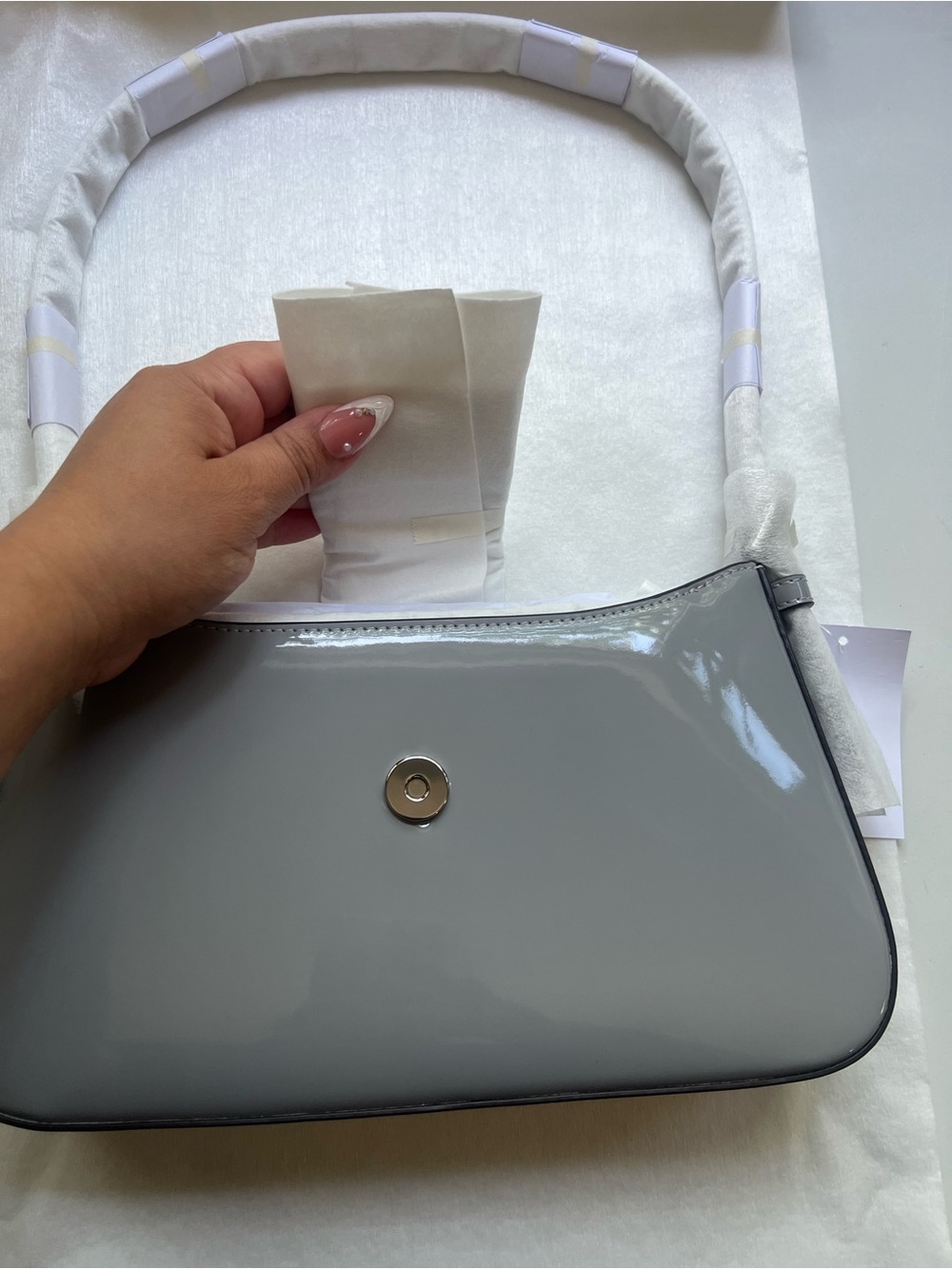 Kate Spade Reegan Patent Fabric Small Shoulder Bag - Picture 6 of 10